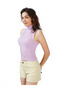 Women Raw Hem Denim - 2