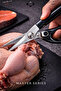 Master Series Stainless Steel Kitchen Scissors Chicken Scissors Meat Fish Cutter Professional Scissors - 5