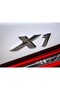 X1 trunk emblem chrome - 2