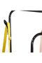 Double Rail Heavy Duty Garment Rack with 2-Tier Shoe Storage & Wheels - 5