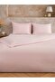 Pink Double Cotton Duvet Cover Set (S6)