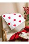 Heart Printed Throw Pillow Cover 45X45 cm (S6) - 2