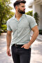 Slim Fit Short Sleeve Lapel Collar Summer Men's Shirt - 3