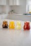 Set of 4 200 ml Borosilicate Glass Cups with Handles, Heat Resistant Transparent Kw-732 - 2