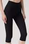 High Waist Slimming Black Capri Leggings - Stretchy Sports & Casual Women's Leggings - 4