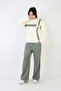 Girl's Suit - Double Face Fabric - Bow Detail and Wide Legs 12508