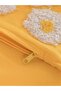 Yellow Floral Print Cushion Cover 45X45 cm (S6) - 4