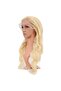 Real Front Lace Wavy Platinum Tulle Wig - 70-75cm - 3