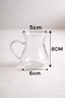 Set of 4 200 ml Borosilicate Glass Cups with Handles, Heat Resistant Transparent Kw-732 - 6