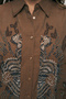 Women's Handcrafted Ethnic Embroidered and Beaded Oversize Shirt - 2
