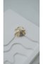 Gold Zircon Stone Bee Figure Earcuff Cartilage Earring - 2