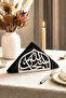 Bismillah Alhamdulillah Metal Napkin Holder - Islamic Home Tableware Decoration - 2