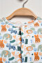 Baby Jumpsuit with Built-In Gloves - 4