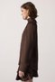 New Season Pleated Detailed Satin Women's Blouse 34515 - 3