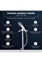 MOLIAX MX-3019 Vertical Garment Steamer - 2000W Professional Fabric Steam Iron for Clothes - 4