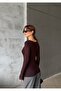 Lace Detailed Transparent Blouse - 4