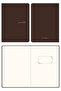 يونا A5 مخطط أعمال غير مؤرخ مقاس 15x21 سم - تصميم عمودي - بني - 4