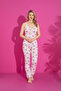 Lace Detailed Viscon Strap Women's Pajama Set - 2