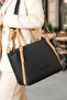 Women's Large 4-Compartment Casual Long-Strap Hand & Shoulder Bag (32x27 cm) - 7