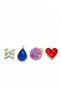 Gold Multiple Zamak Pendant 3.5 cm 5 Pieces Epoxy and Jewelry Making - 2
