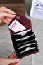 Accordion Genuine Leather Card Holder 1048 - 3
