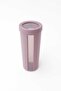 Lumina Vertical Food Storage Container (Transparent) - 1.8 Liter-Pink