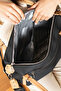 Women's Large 4-Compartment Casual Long-Strap Hand & Shoulder Bag (32x27 cm) - 5