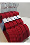 10-Pack Velvet Non-Slip Clothes Hangers Red - 2