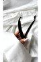 Amber Marble Patterned Banana Clip - Retro Style Hair Gathering Clip - 7
