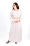 White & Pink Printed Maxi Dress - 2