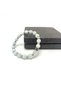 Certified Aquamarine with Zircon Apparatus - 8mm Natural Gemstone Bracelet - 6