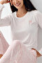 9085-S Women's Long Sleeve Pajama Set - 3
