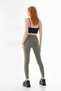 Wide Ribbed Seamless Look High Waist Sports Leggings - 4