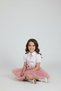 Girl's Pink Bow Lace Shirt Pink Tutu Skirt Set April 23Rd Show Outfits - 3