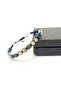 Certified Citrine with Zircon Apparatus - Lapis Lazuli - 6mm Natural Stone Bracelet Adjustable Size - 2