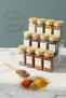 12-Piece Square Glass Spice Jar Set with Bamboo Lids / 12 Pieces with Labels as a Gift / 12-Piece Spice Jar Set - 5