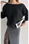 Soft Textured Lace Trimmed Fakir Sleeve Knitwear - 3