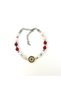Certified Infinity and Evil Eye Engraved Zircon - Pink Quartz - Agate - 6mm Natural Stone Bracelet - 4