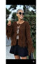 Short Cardigan with Tassels and Laces That Will Attract Attention in Bohem Style