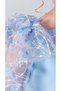Babyaden Three-Dimensional Butterfly Tulle Fluffy Tutu Skirt with Bow Birthday Graduation Girl Dress - 2