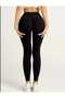 High-Waisted Lycra Long Leggings with Gathered Back, Yoga Leggings - 3