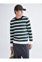 Esvab • Modern & Distinctive Zero Roba Collar Striped Men's Knitwear Sweater