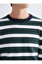 Esvab • Modern & Distinctive Zero Roba Collar Striped Men's Knitwear Sweater - 3