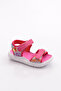 Pink Girls Paris Velcro Kids Sandals - 5