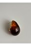 Gold Color Brown Earrings (2.5 cm) - 5
