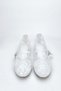 Pearl and Tulle Detailed Beaded Bridal Dress, Engagement Dress, Fishnet Women's Shoes, Ballet Flats - 7