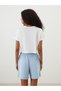 Seray New Season Crew Neck Printed Crop Women's Sports T-Shirt - 4