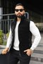 New Season Knitwear Detailed Nova Fabric Men's Puffer Vest - 2