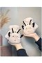 Plush Animal Figured Winter Gloves – Soft Textured, Cute Design, Warm Keeping - 2