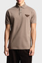 Cotton Regular Fit Logo Buttoned Polo Men's Polo Em003524 Af12955 U6189